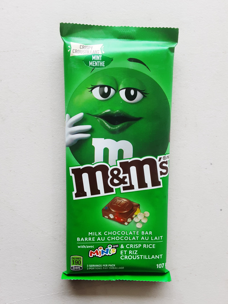 M&M's Milk Chocolate Bar Crisp Rice, 107 g