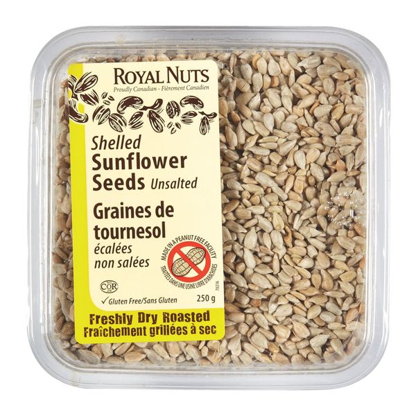 Royal Nuts Shelled Unsalted Sunflower Seeds, 250 g