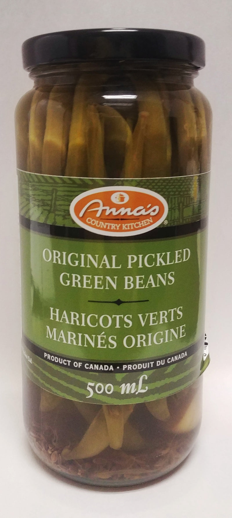 ANNA'S GREEN BEANS PICKLED ORI 500 ml