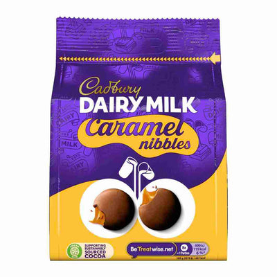 CADBURY UK CARAMEL NIBBLES 85 G