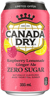 GINGER ALE RASP ZERO SUGAR355M 1 ea