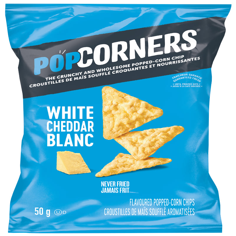 POPCORNERS WHITE CHEDDAR 50 g