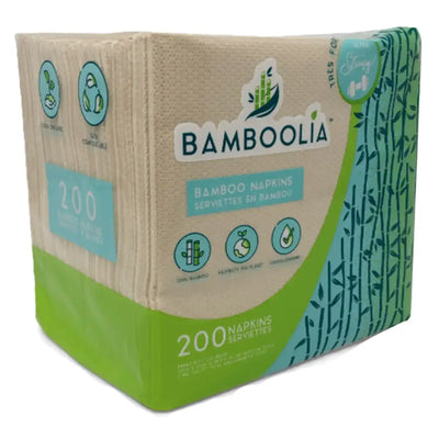 Bamboolia Bamboo Napkins 200 ea