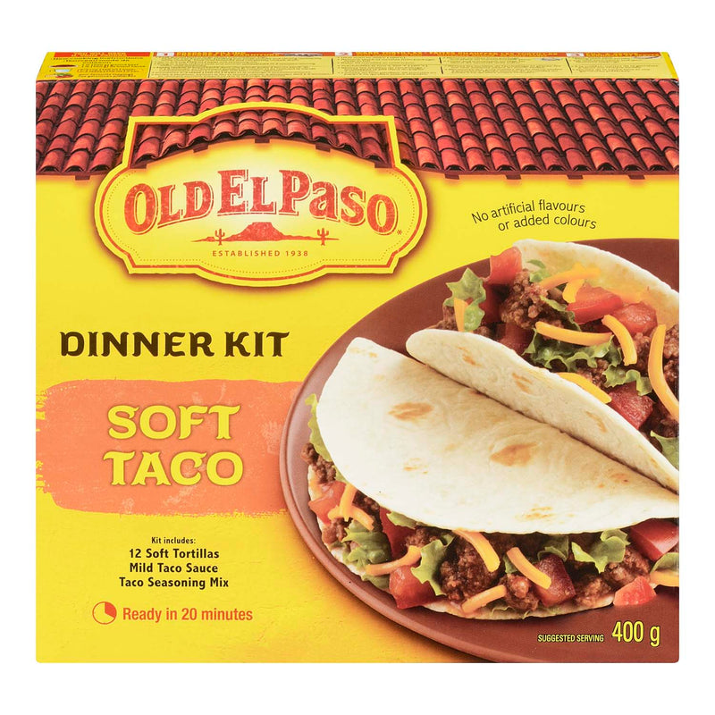 OLD EL PASO Soft Taco Dinner Kit 400g