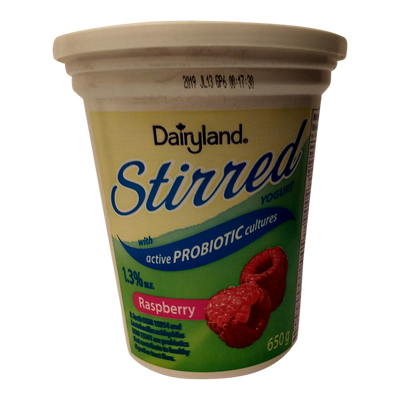 DAIRYLAND Stirred Yogurt Raspberry 650g