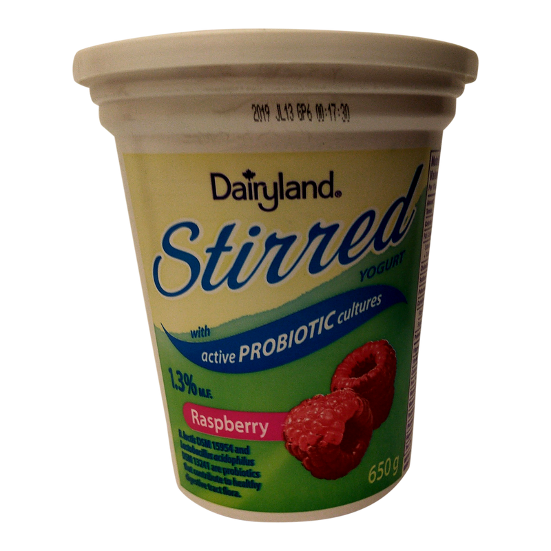 DAIRYLAND Stirred Yogurt Raspberry 650g