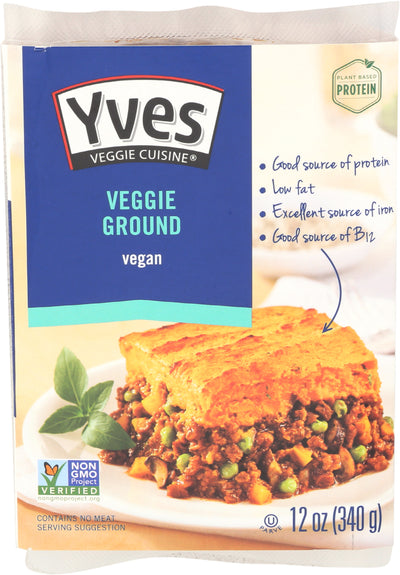 Yves Veggie Cuisine Veggie Ground Vegan, 340 g