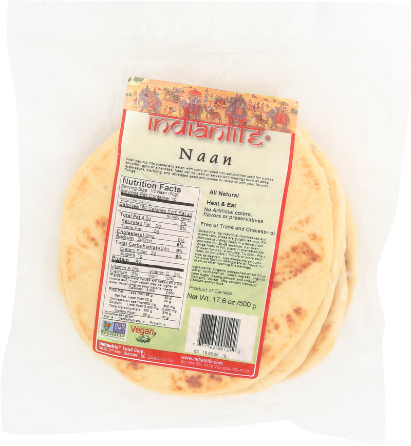 Indianlife Naan Bread, 499 g