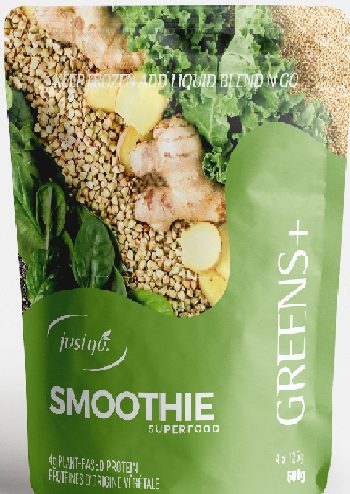 JUST GO Greens + Smoothie Pouches 405 g