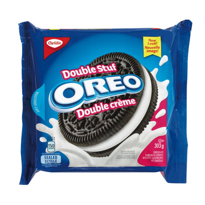 OREO Double Stuf Chocolate Sandwich Cookies 303g
