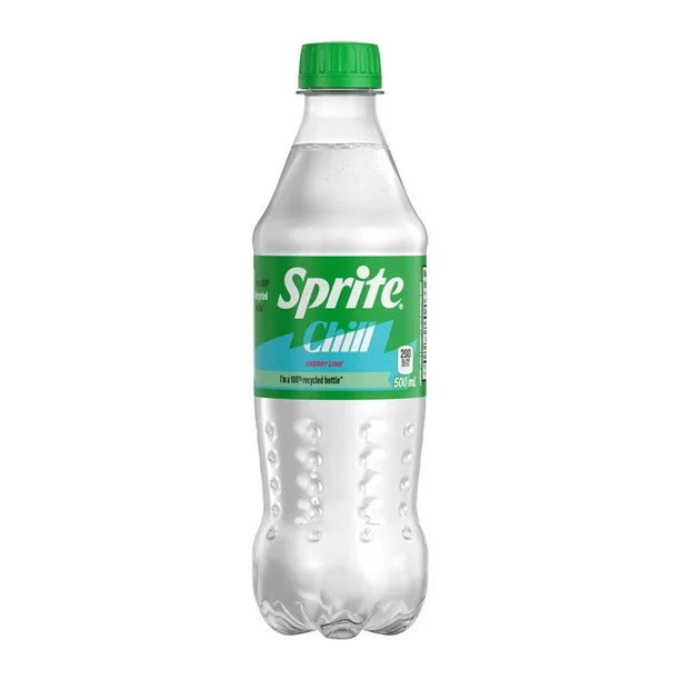 Sprite Chill Cherry Lime Soft Drink, 500 ml