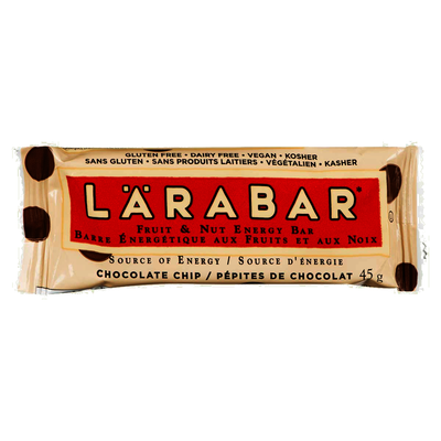 LARABAR Chocolate Chip Fruit & Nut Energy Bar 45g