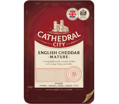 Cathedral City English Cheddar Mature, 8 ct, 150 g