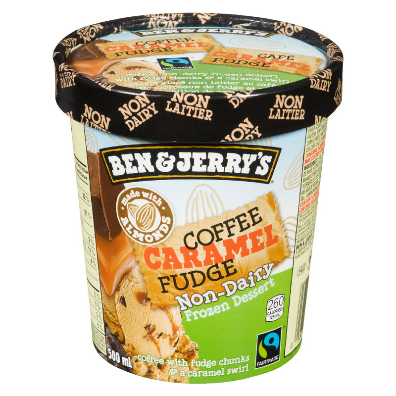 BEN & JERRY'S Coffee Caramel Fudge Non-Dairy 500 mL