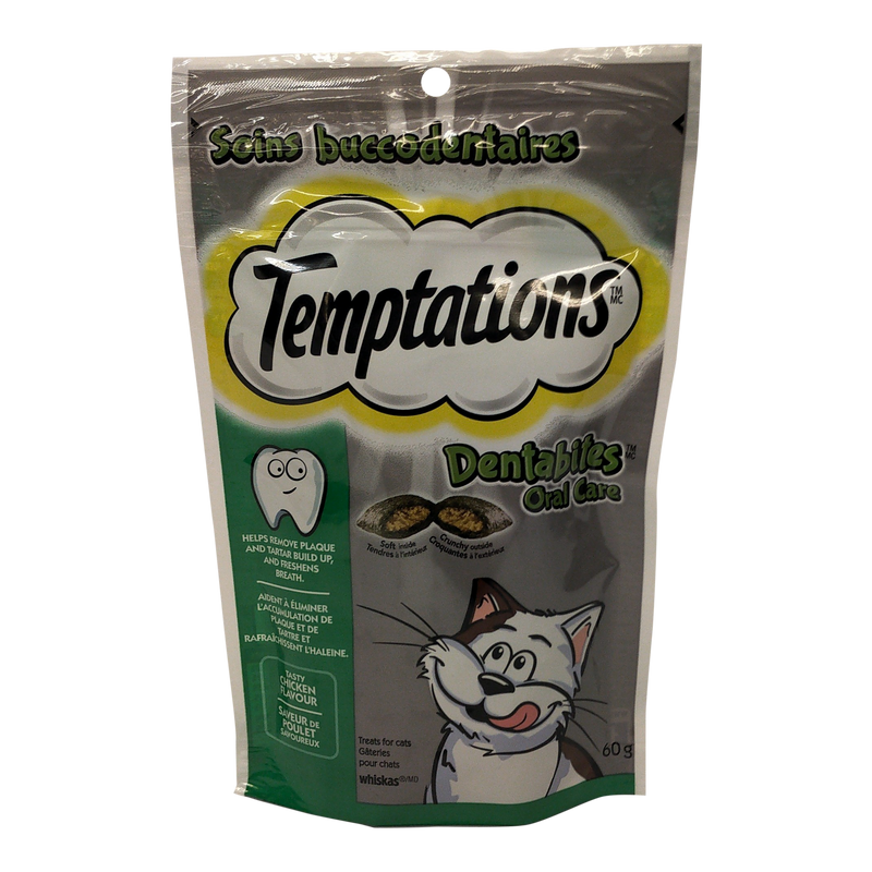 TEMPTATIONS Dentabites Cat Treats 60g