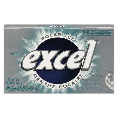 EXCEL Sugar-Free Polar Ice Gum 12 Pack