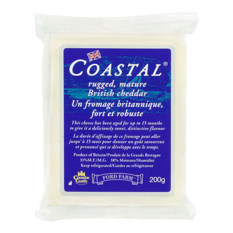 COASTAL Rugged Mature British Cheddar 200g