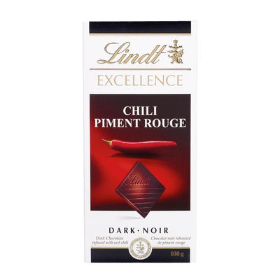 Lindt Chili Dark Chocolate Bar, 100 g