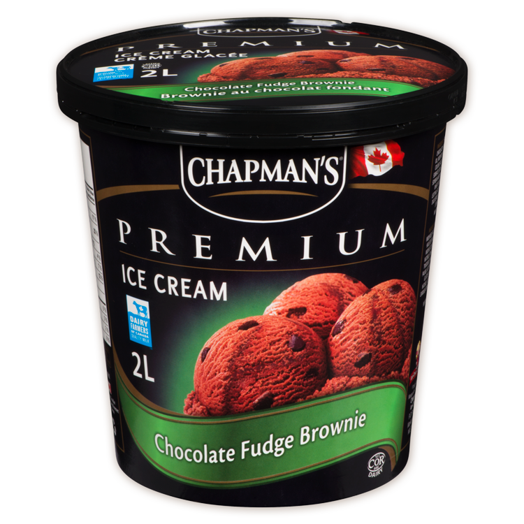 CHAPMAN'S Chocolate Fudge Brownie 2L