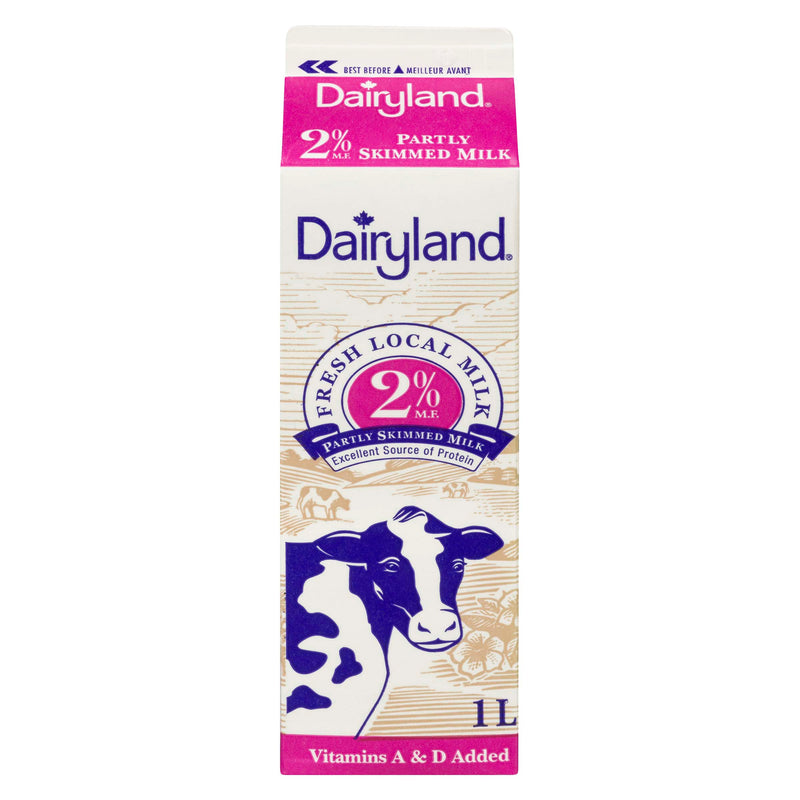 DAIRYLAND 2% Partly Skimmed Milk 1 litre
