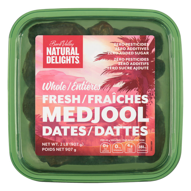 Bard Valley Natural Delights Whole Fresh Medjool Dates, 907 g
