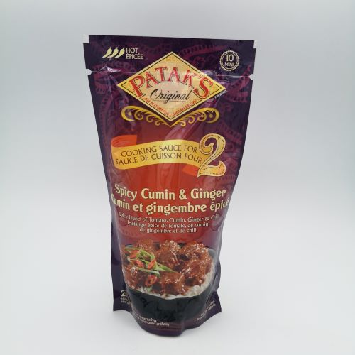 Patak's Original Spicy Cumin & Ginger Cooking Sauce, 1 ct