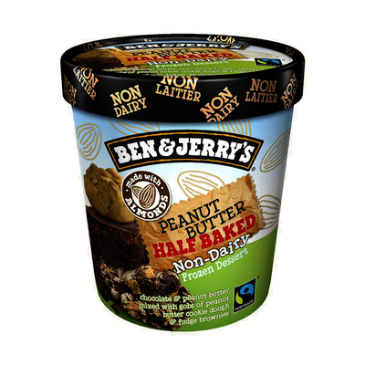 BEN & JERRY'S Peanut Butter Half Baked Non-Dairy Ice Cream 500ml