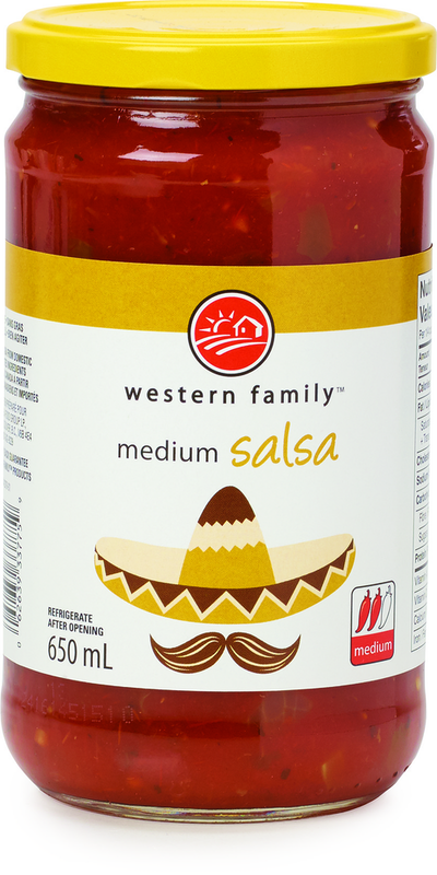 WESTERN FAMILY Medium Salsa 650ml