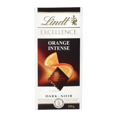 LINDT Intense Orange Dark Chocolate 100g