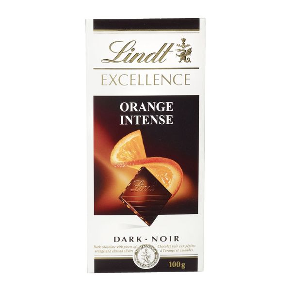 LINDT Intense Orange Dark Chocolate 100g