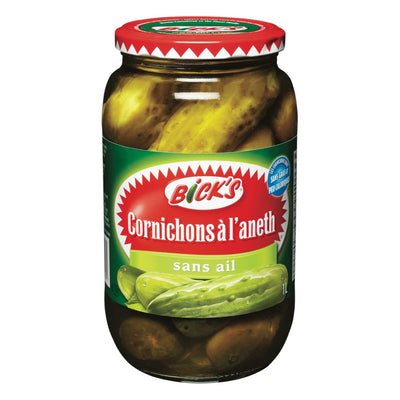 BICK'S No Garlic Dills 1L