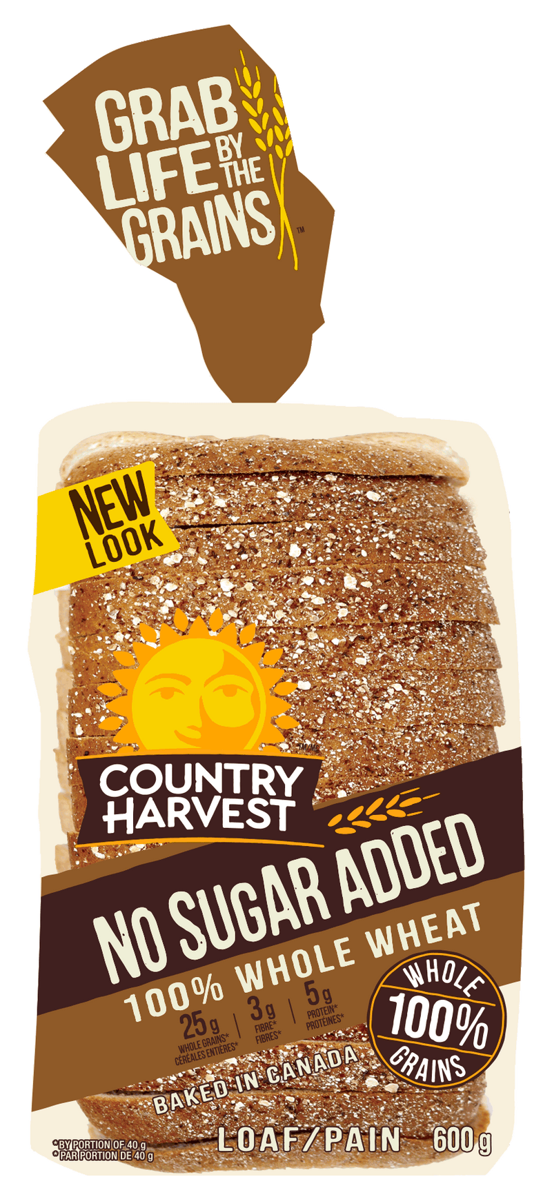 COUNTRY HARVEST Whole Wheat Loaf 600g
