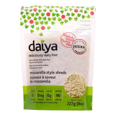 DAIYA Mozzarella Style Shreds 227g