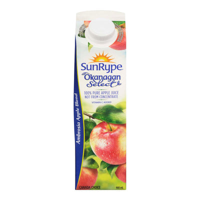 SunRype Okanagan Select 100% Pure Apple Juice, 900 mL