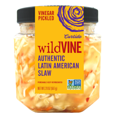 Wildvine Vinegar Pickled Authentic Latin American Slaw, 20 oz