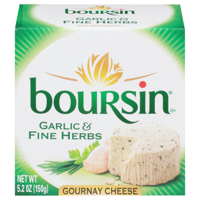 BOURSIN Garlic & Fine Herbs Gournay Cheese 147g