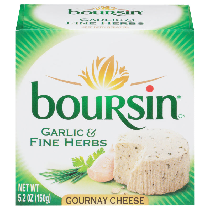 BOURSIN Garlic & Fine Herbs Gournay Cheese 147g