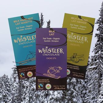 WHISTLER Organic Chocolate Milk Almond 80g