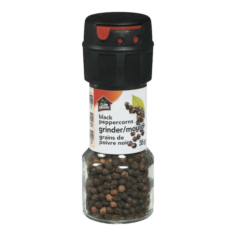 CLUB HOUSE Black Peppercorns Grinder 35g