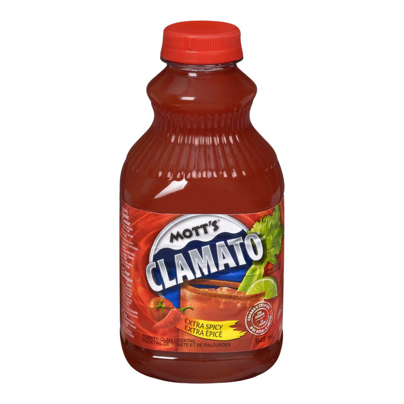 MOTT'S Extra Spicy Clamato Juice 945ml
