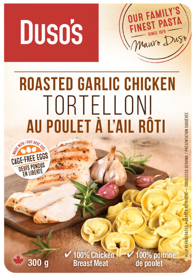 DUSO'S Roasted Garlic Chicken Tortelloni 300g