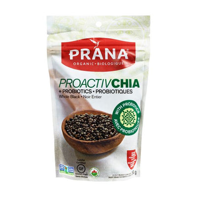 Prana Organic Whole Black ProactiveChia, 254 g