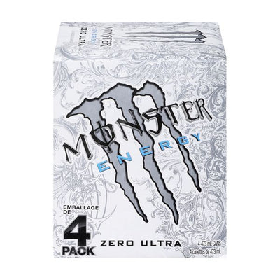 MONSTER Energy Zero Ultra 473ml 4 Pack