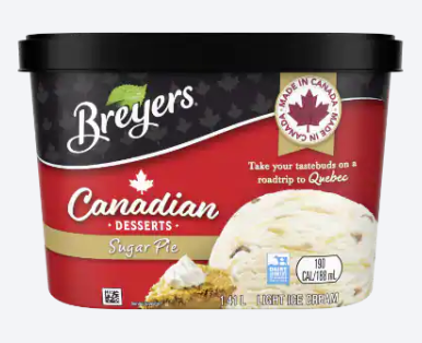 BREYERS SUGR PIE  ICE CREAM 1.41 l