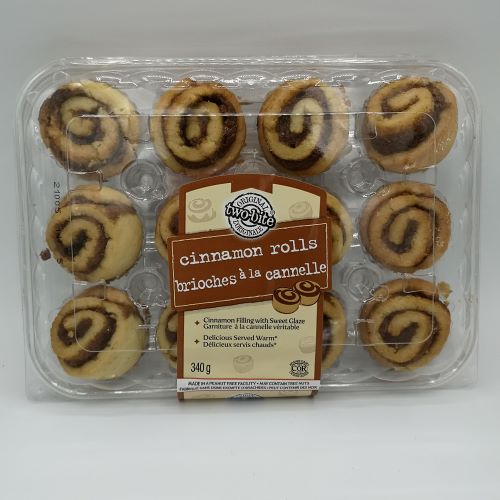 Two-Bites Original 12 Count Cinnamon Rolls, 340 g