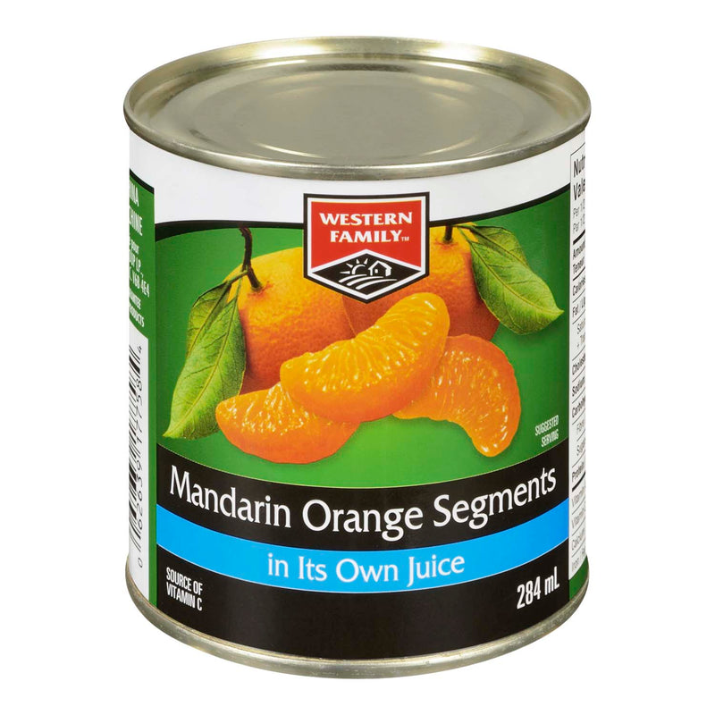 WESTERN FAMILY Mandarin Orange Segments 248ml