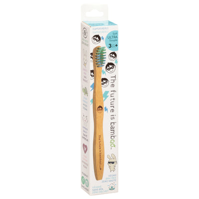 The Future Is Bamboo Ultra Soft Super Hero Bamboo Toothbrush, 1 ct