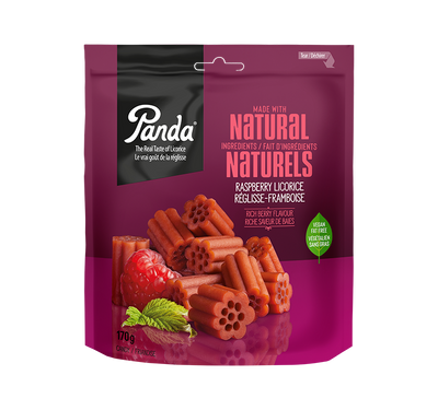 Panda Raspberry Licorice Red Berry Flavour, 170 g