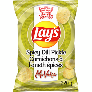 LAYS SPICY DILL PICKLE 220G