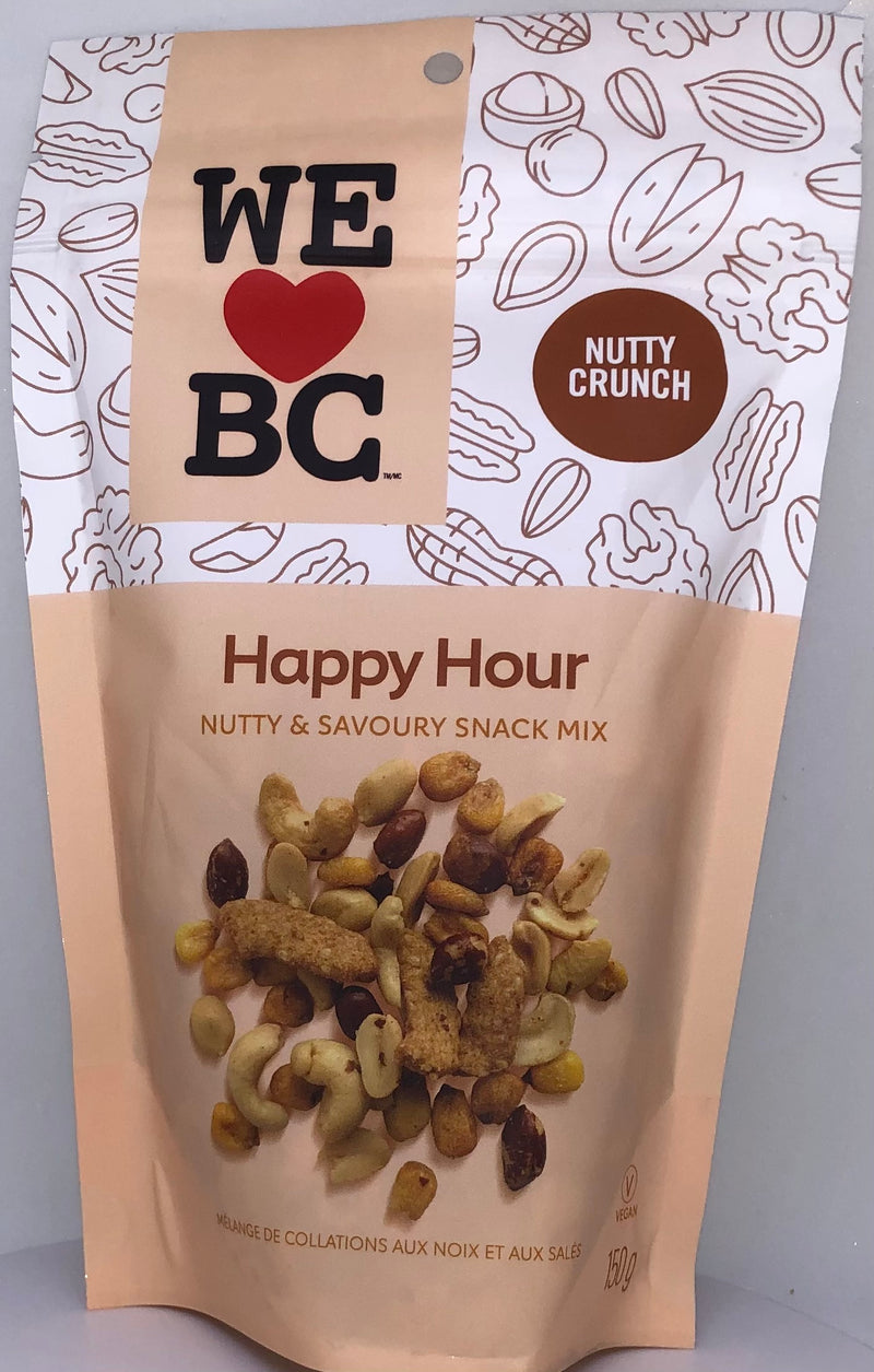 We Love BC Happy Hour Snack Mix, 150 g